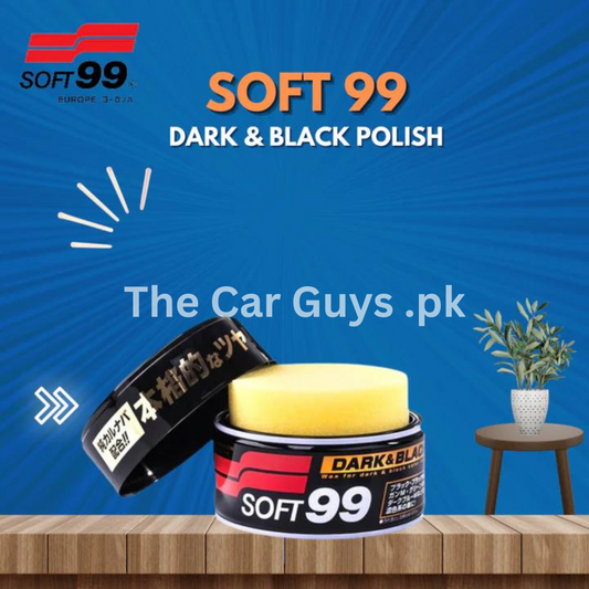 Car Body Polish Soft 99 Soft Wax Tin Can Pack 300G Dark&Black (Japan)