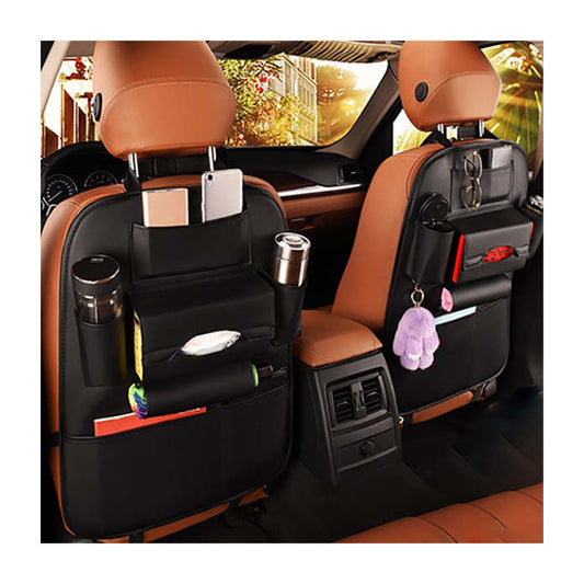 Car Seat Organizer (China) Back Side/Utility Carpet Type Material Black Fy-2175 Neck Rest/Universal Fitting