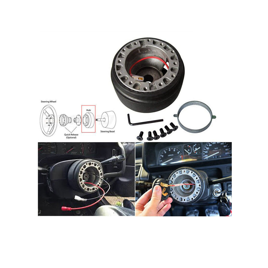 Car Steering Hub Boss Kit Hkb Sports Fix Steering Wheel Type Fitting W/Horn Button Colour Box Pack W/O Horn Button D-2 (China)