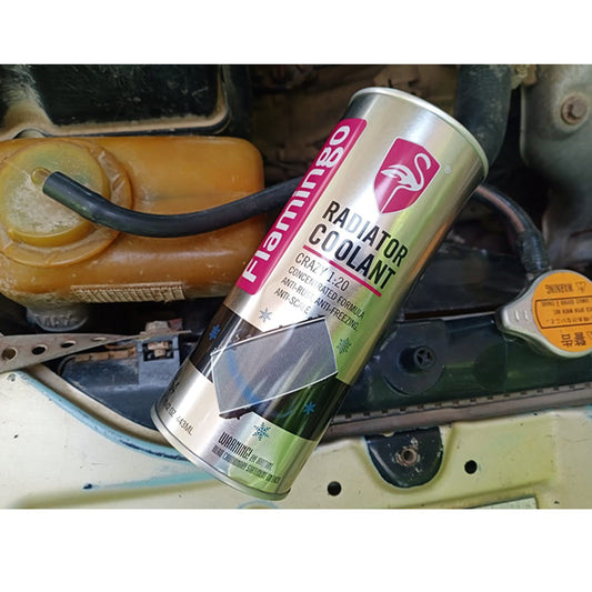 Radiator Coolant Flamingo Tin Can Pack 443Ml Green F154 (China)