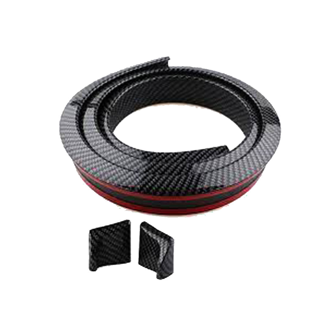 Car Spoiler Trunk Lip Type Original Design  Rubber Material Tape Type Fitting  Large Size Carbon Colour Fy-2101 (China)