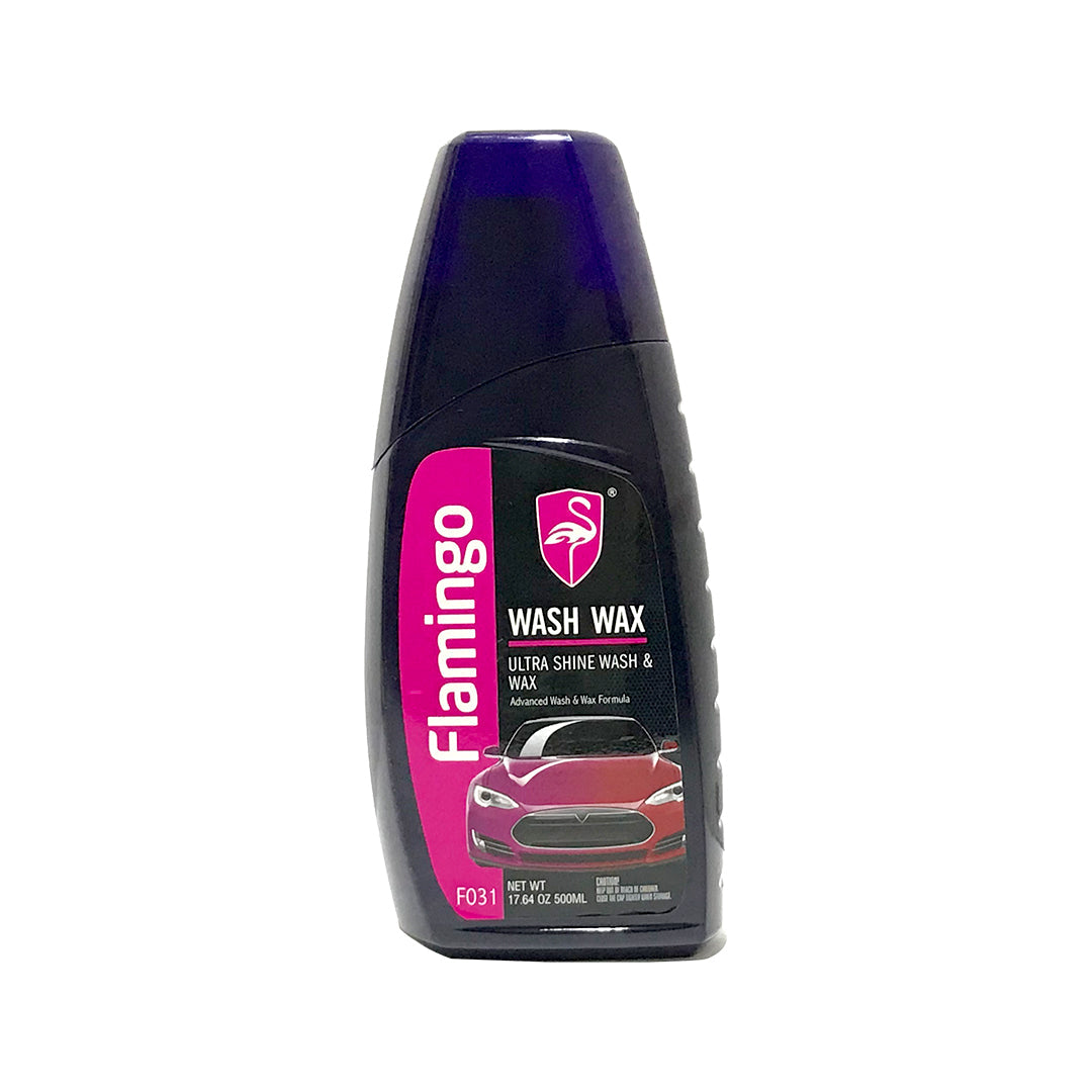 Car Shampoo Flamingo Plastic Can Pack 500Ml Wash Wax F031 (China)