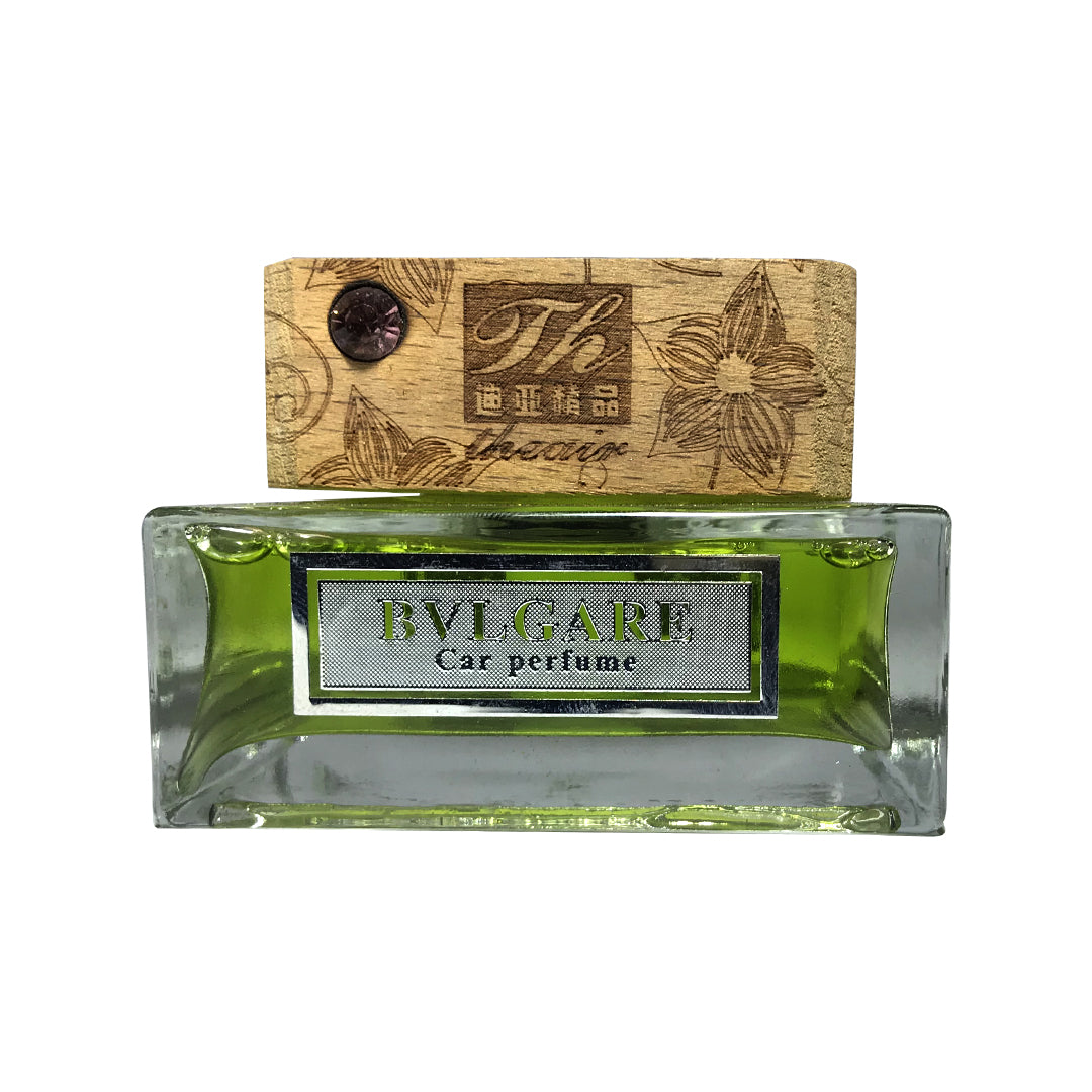 Car Perfume Glass Bottle Bvlgare Wood Housing  Green Liquid  60Ml Colour Box Pack Ft-116 (China)