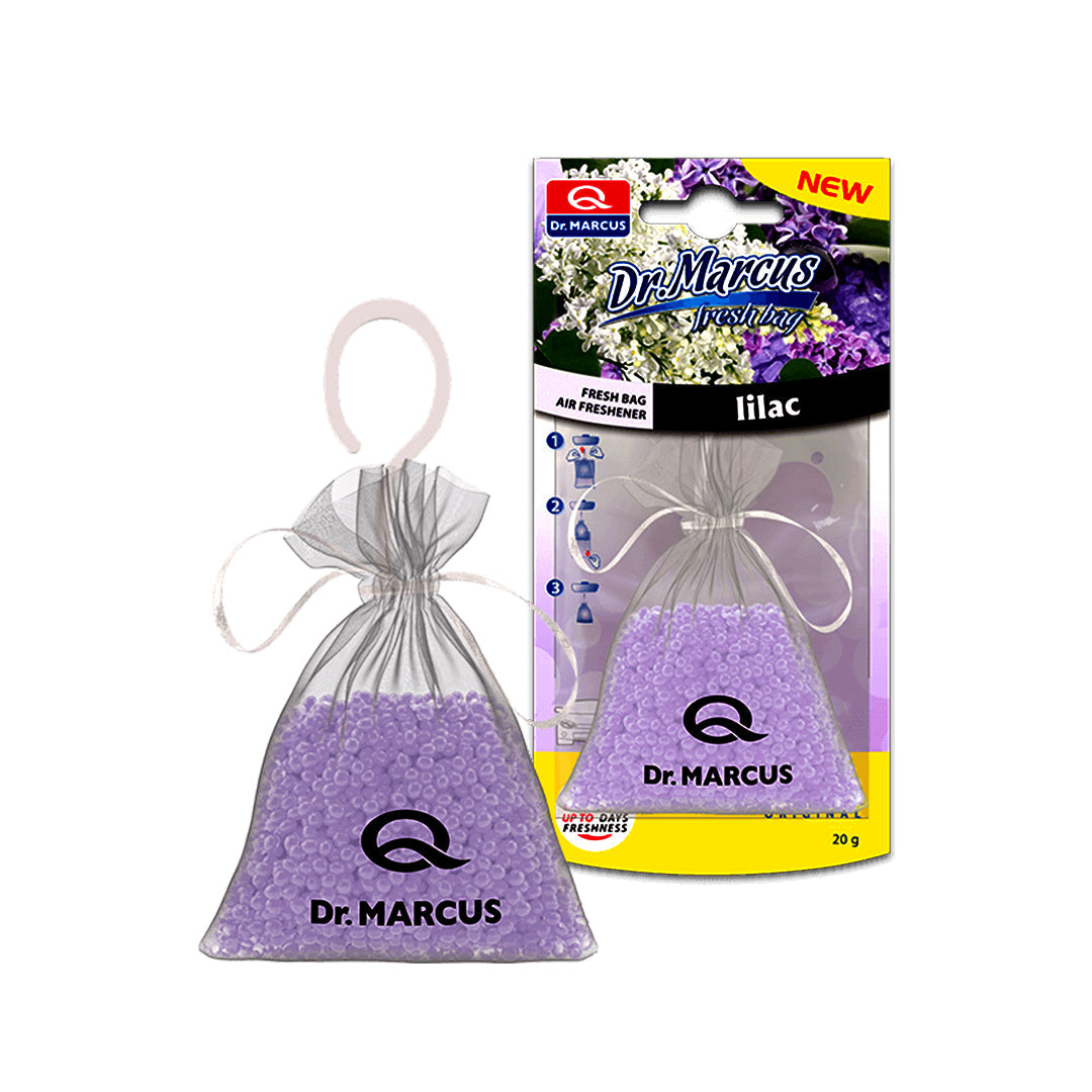 Car Perfume Hanging Bag Dr Marcus  Lilac  20G Polybag With Insert Card Pack (Eu)