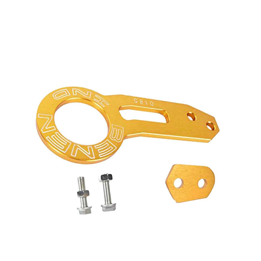 Decorative / Dummy Towing Hook Rear Side Fitting Metal Material Universal Fitting Golden Premium Quality Colour Box Pack Fy-2168 (China)