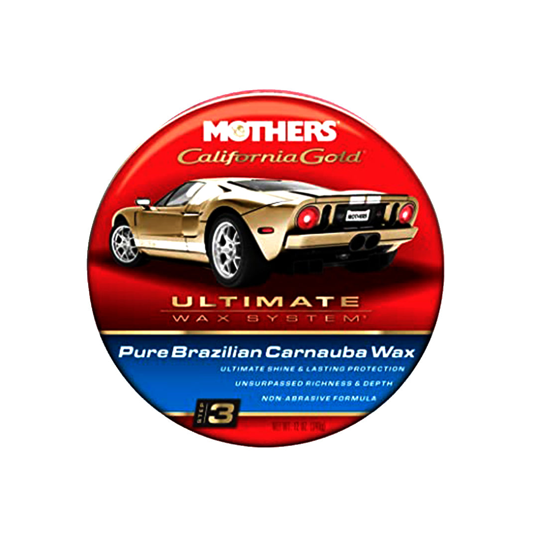 Car Body Polish Mothers Hard Wax Tin Can Pack 340G Pure Brazilian Carnauba Wax 05550 (Usa)