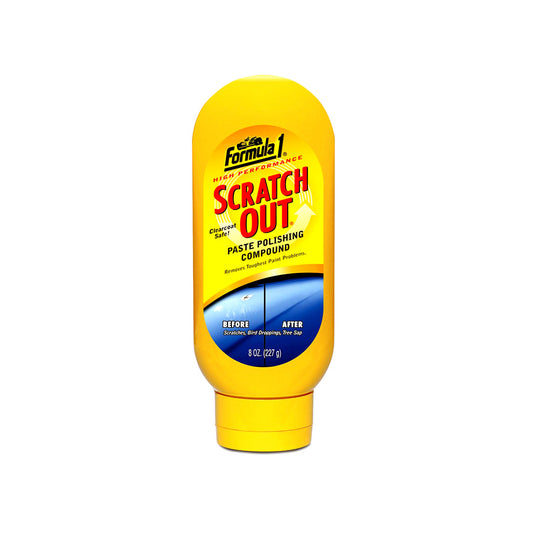 Car Body Paint Scratch Remover  Formula-1 Paste Wax 227G Squeeze Tube Packing Paste Polishing Compound 708010 (Usa)