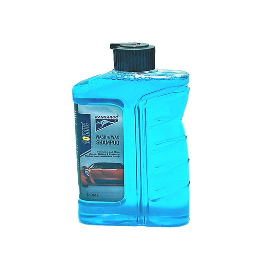 Car Shampoo & Wax Kangaroo Plastic Can Pack 450Ml Cosmic Wash&Wax Shampoo Kgr-Na-1013 (China)