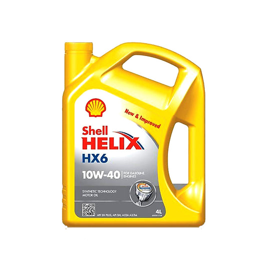 Engine Oil Shell Helix For Petrol Engine 10W-40 Sn Plus 04 Litres Plastic Can Pack Hx6 (Pakistan)