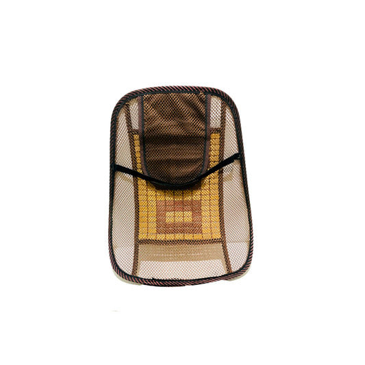 Car Seat Cushions Mesh/Rectangle Beads Design Beige/Brown Border With Wire Premium Quality 01 Pc/Pack (China)