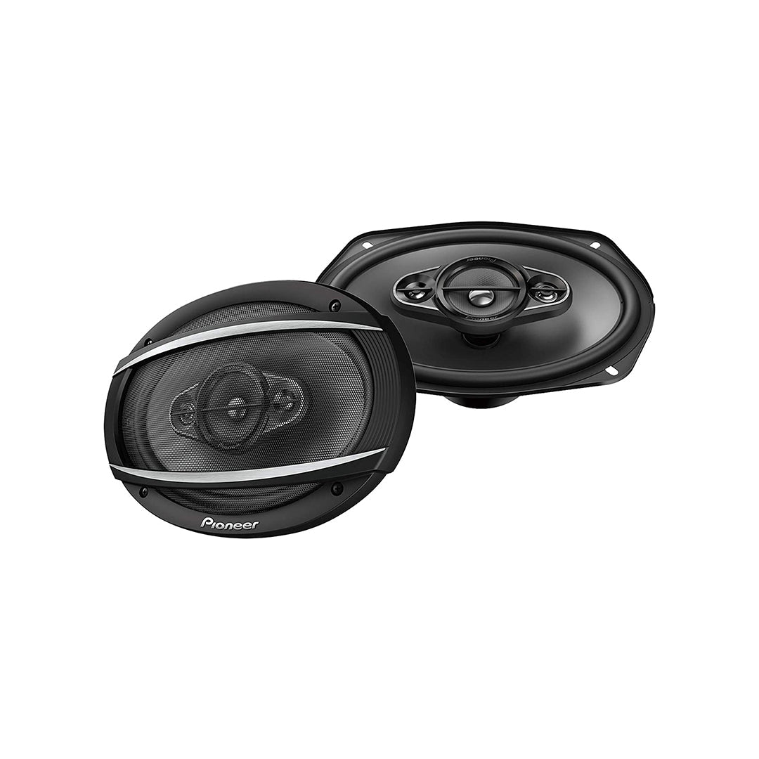 Car Speakers Pioneer 6"*9" Oval Shape  4-Way Coaxial  450W Ogp Universal Fitting 02 Pcs/Set Black Ts-A6967S Executive Quality