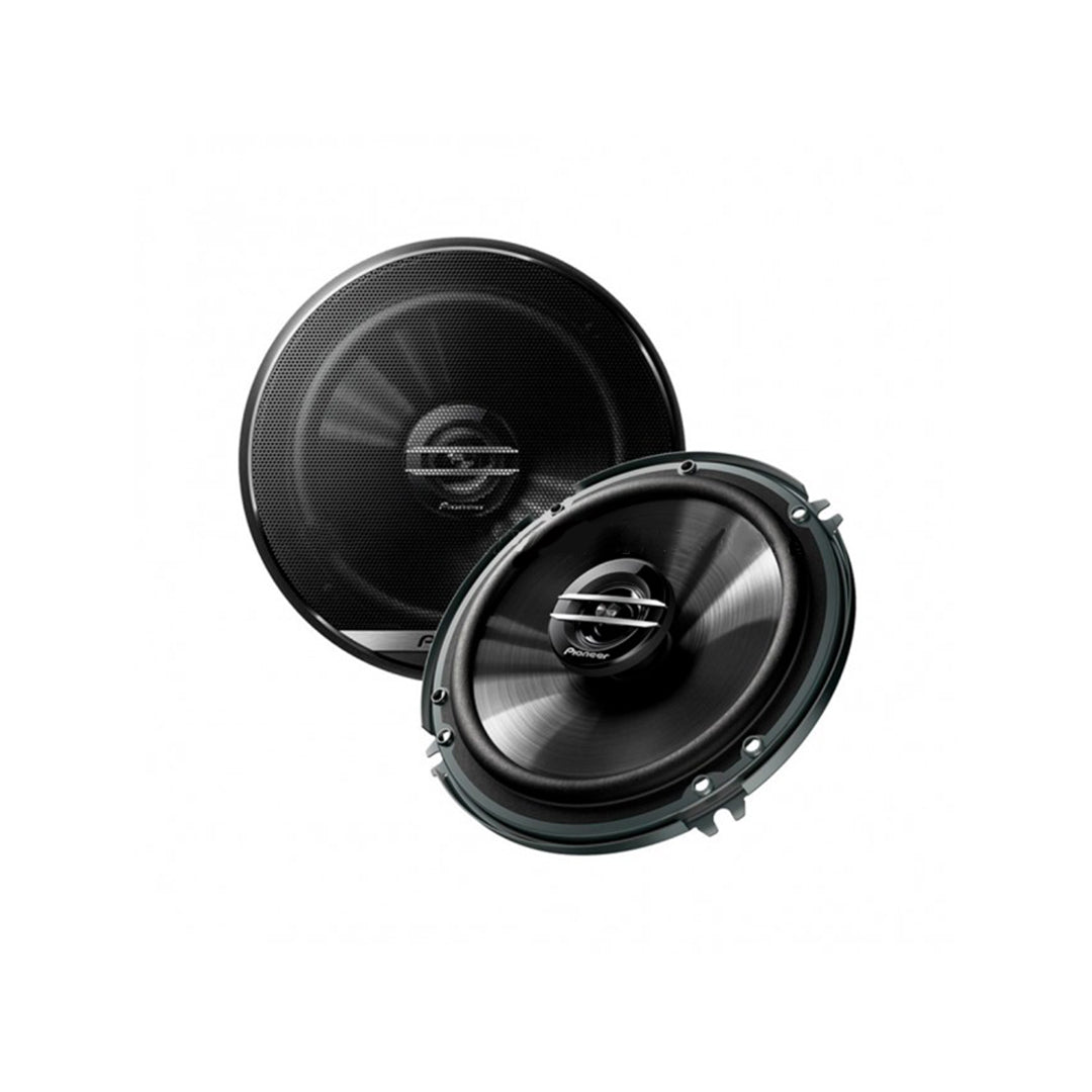 Car Speakers Pioneer 6" Round Shape 4-Way Coaxial  300W Chc Universal Fitting 02 Pcs/Set Black Ts-G1620F-2 Premium Quality