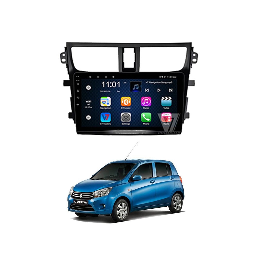 Car In Dash Touch Screen Android Panel Blaupunkt Tab Style Suzuki Cultus 2020 9" B/C Mtk 1 Gb 16 Gb Ips Display  Gorilla Glass  Matt Black Navigation Cultus 2020 Panel (China)