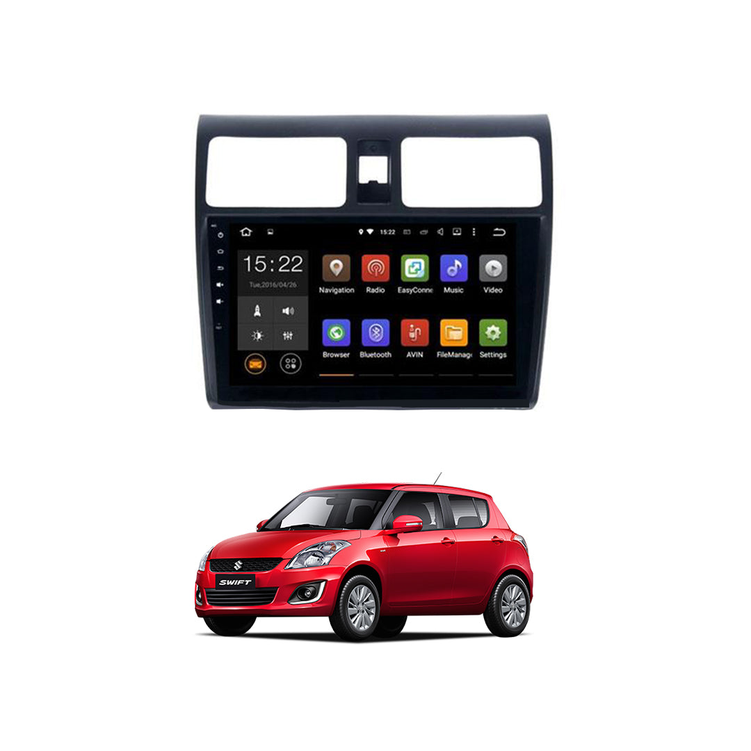 Car In Dash Touch Screen Android Panel Blaupunkt Tab Style Suzuki Swift 2018 9" B/C Mtk 1 Gb 16 Gb Ips Display  Gorilla Glass  Matt Black Navigation Swift 2018 Panel (China)