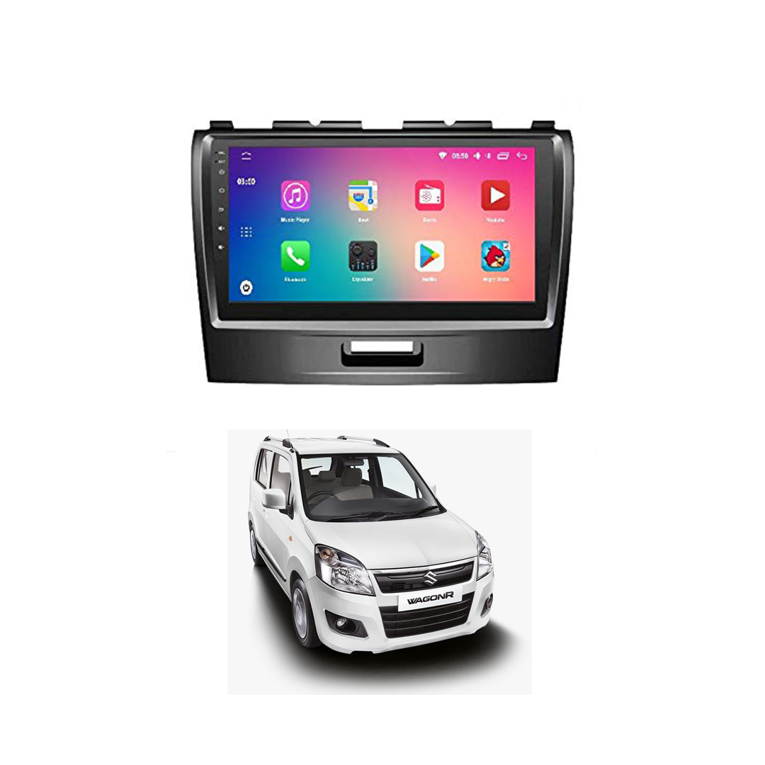 Car In Dash Touch Screen Android Panel Premium Brand Tab Style Suzuki Wagon-R 2018 10" B/A Mtk 1 Gb 16 Gb Ips Display  Gorilla Glass  Matt Black Navigation Wagon R Panel (China)