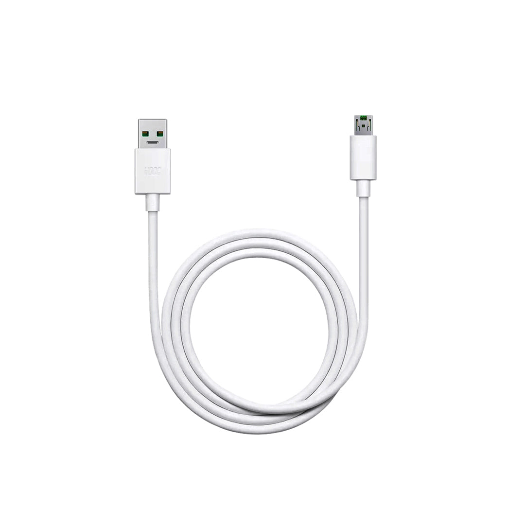 Mobile Charging / Data Cable  Usb To Android Single   01 Meter White 01 Pc/Pack Bulk Pack