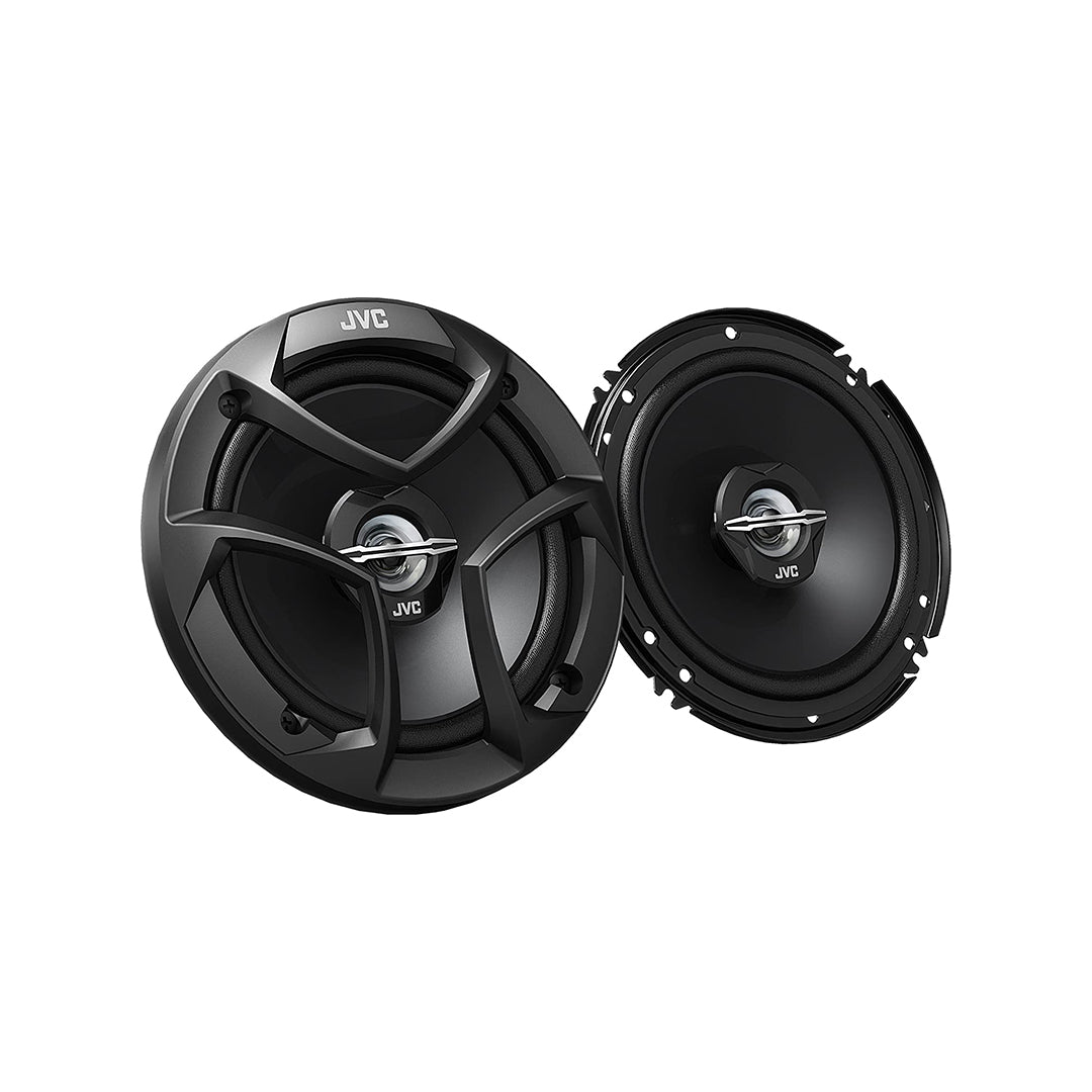 Car Speakers Jvc 6" Round Shape 2-Way Coaxial  300W Ogp Universal Fitting 02 Pcs/Set Black Cs-J620X Executive Quality