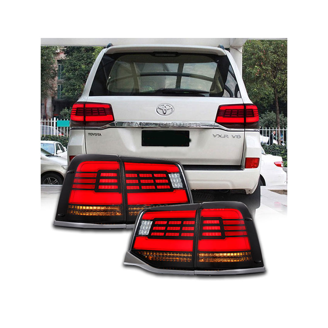 Projector Tail Lamps  Toyota Land Cruiser 2016-2021  Matrix Design Smoke Lens Rear Right Side Parking + Running Function  Ty-631 (China)