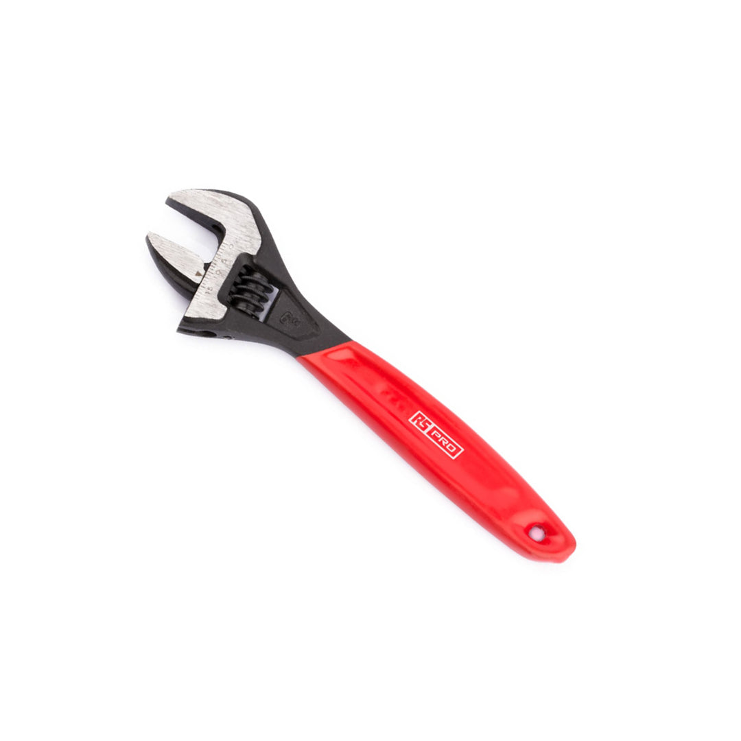 Adjustable Wrench  Hook Spanner Type 8"*1 + 10"*1 Standard Quality Black/Red 02 Pcs/Set Blister Pack (China)