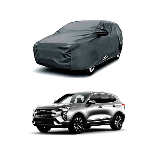 Car Anti-Scratch / Dust Proof / All Weather Proof Top Cover Pvc Material   Haval Jolion  Grey  Zipper Bag Pack Vp (China)