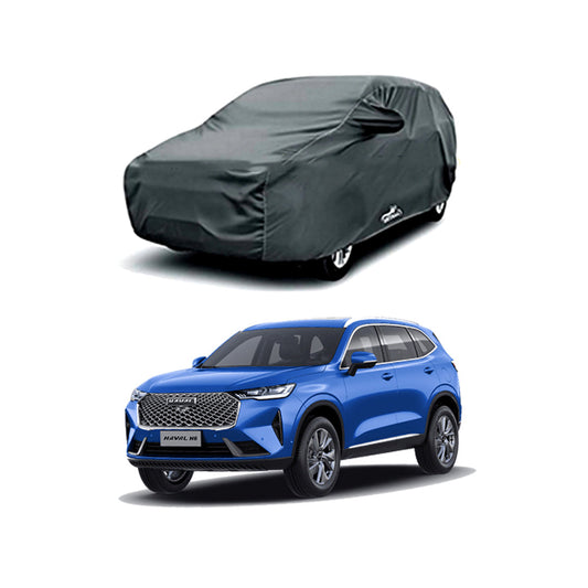 Car Anti-Scratch / Dust Proof / All Weather Proof Top Cover Pvc Material   Haval H6  Grey  Zipper Bag Pack Vp (China)