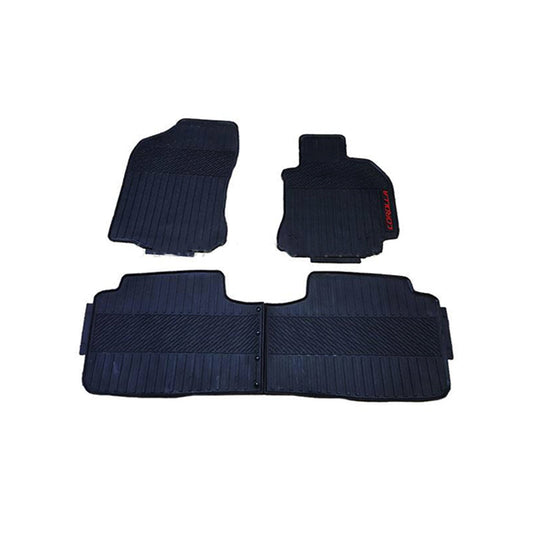 Car Floor Mat Pvc Material Oem Fitting Toyota Corolla 2018  Premium Quality Black Pvc  03 Pcs / Set Poly Bag Pack  (China)