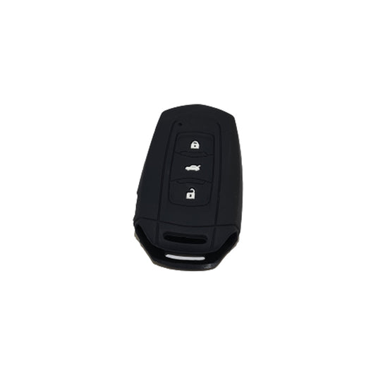 Car Remote Key Cover/Casing Silicone Black Type Proton Saga 2021 Proton Logo  Black Poly Bag Pack  (China)