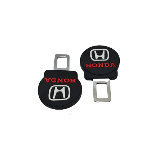 Seat Belt Hook Silicone+Metal Honda Logo 02 Pcs/Pack  Blister Pack (China)