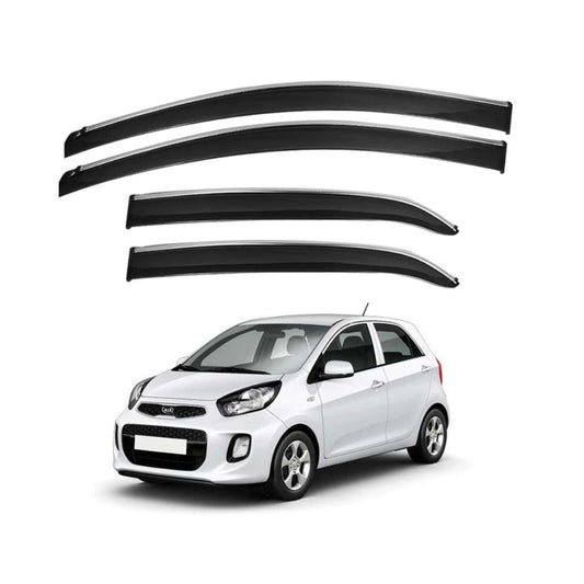 Air Press Zl Injection Type Original Design With Chrome Border Clip Fitting Kia Picanto 2020 Box Pack 04 Pcs/Pack Smoke (China)
