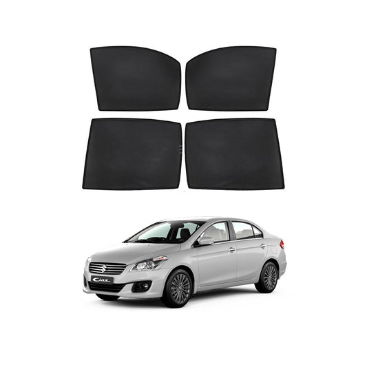 Car Curtain  Side Fix Suzuki  Ciaz 2018   Black