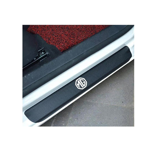 Car Door Sill Anti-Scratch/Protective Tape  Large Size Carbon Fiber Carbon  3D Cf 04 Pcs/Pack Morris Garages