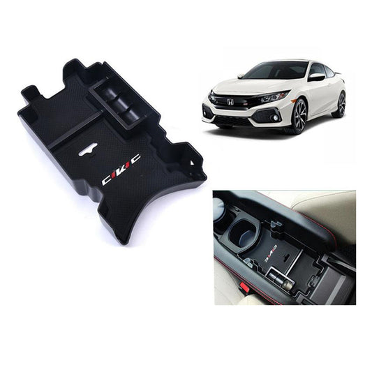 Arm Rest Utility Tray  Honda Civic 2018 Interior Mat Kit Black Box Pack (China)