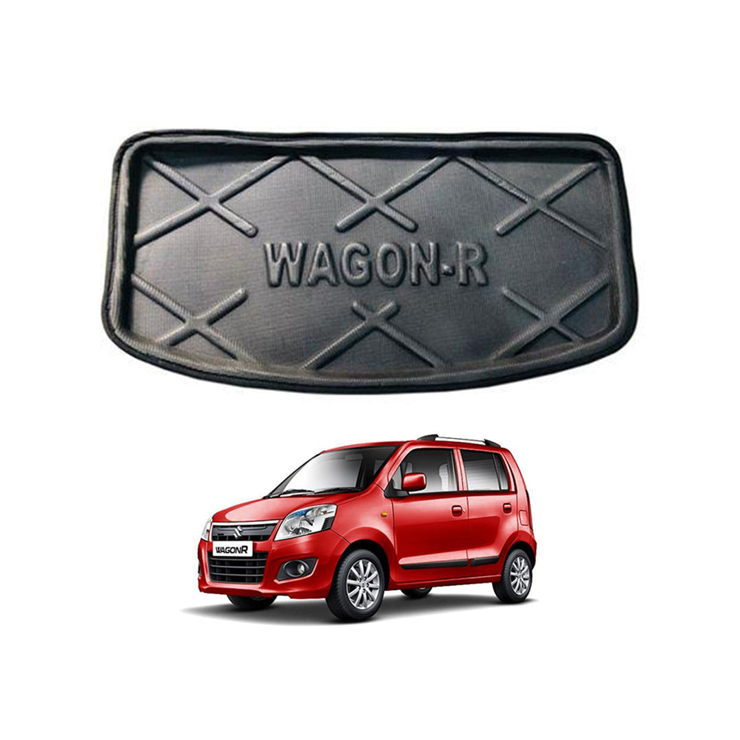 Car Trunk Mat Eva Material  Suzuki Wagon-R 2018 Black  Wagon-R Logo  01 Pc/Set (China)
