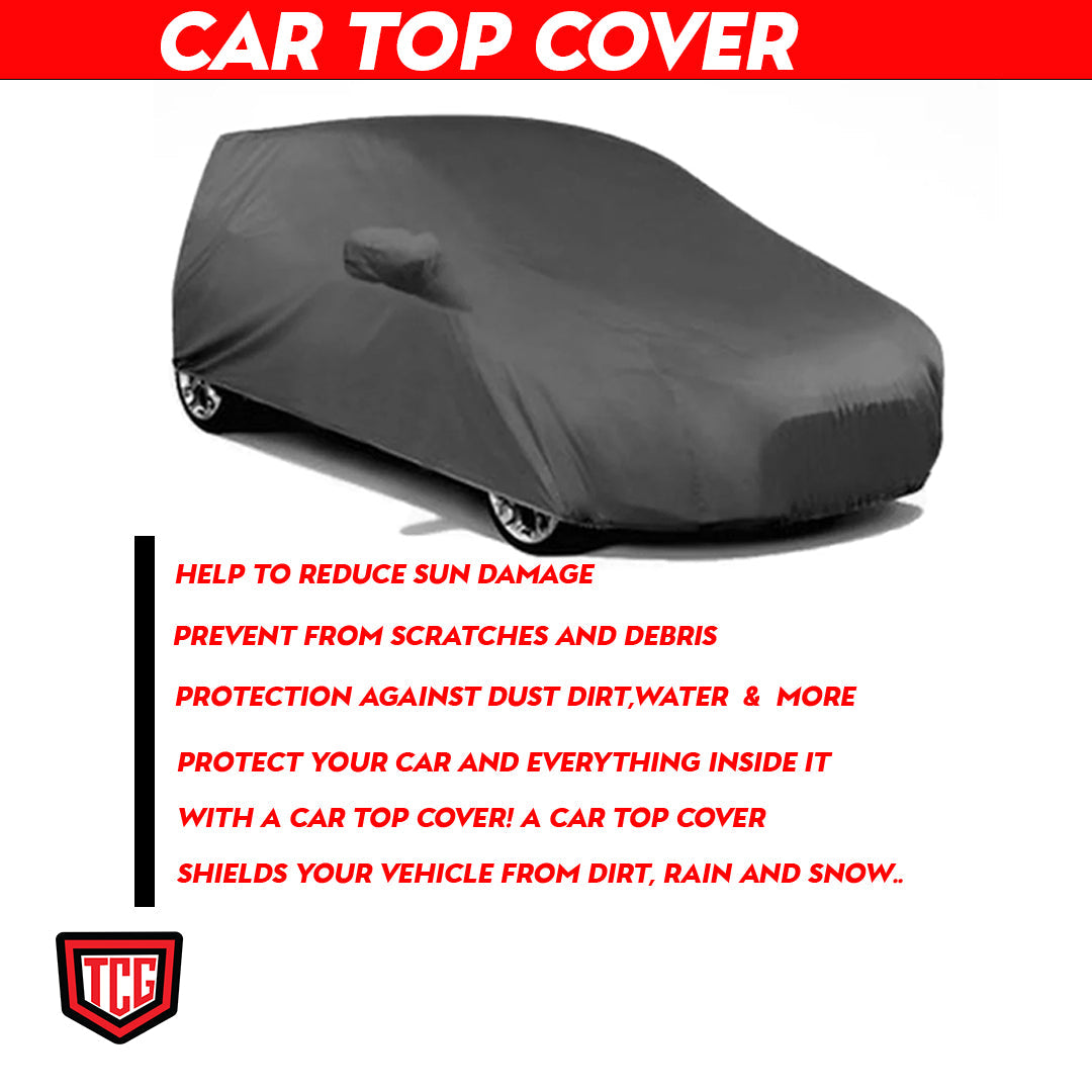 Car Anti-Scratch / Dust Proof / All Weather Proof Top Cover Pvc Material   Medium Size Grey Standard Quality Zipper Bag Pack Fy-06(M) (China)