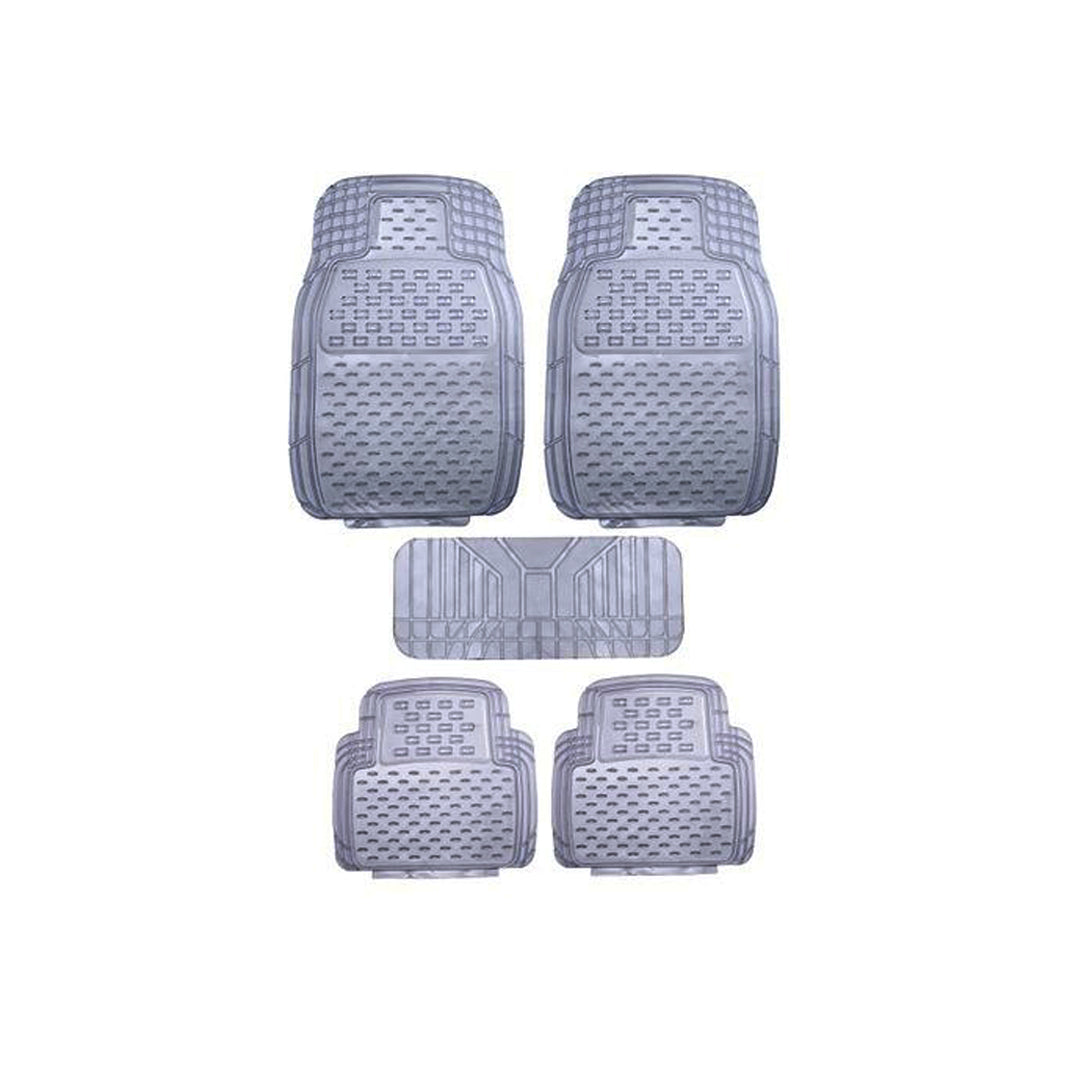 Car Floor Mat Pvc Material Universal Fitting   Grey Pvc 05 Pcs/Set Poly Bag Pack  Fy-503 (China)