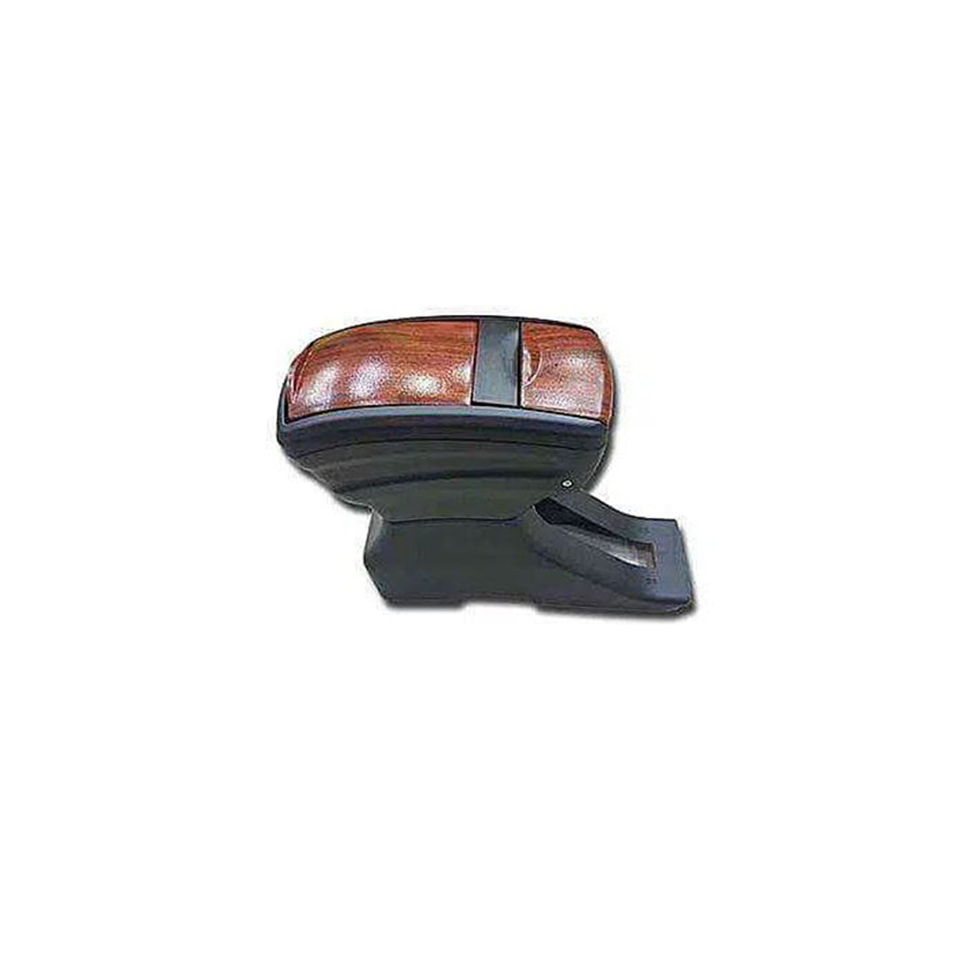 Car Arm Rest Console X8 Design Universal Fitting Grey/Wood  Colour Box Pack X8 (Pakistan)